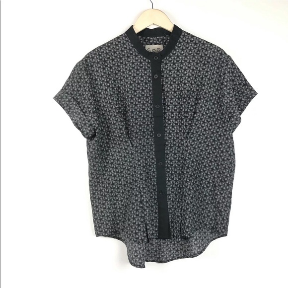 Sea - starfish button down top - Picture 1 of 5